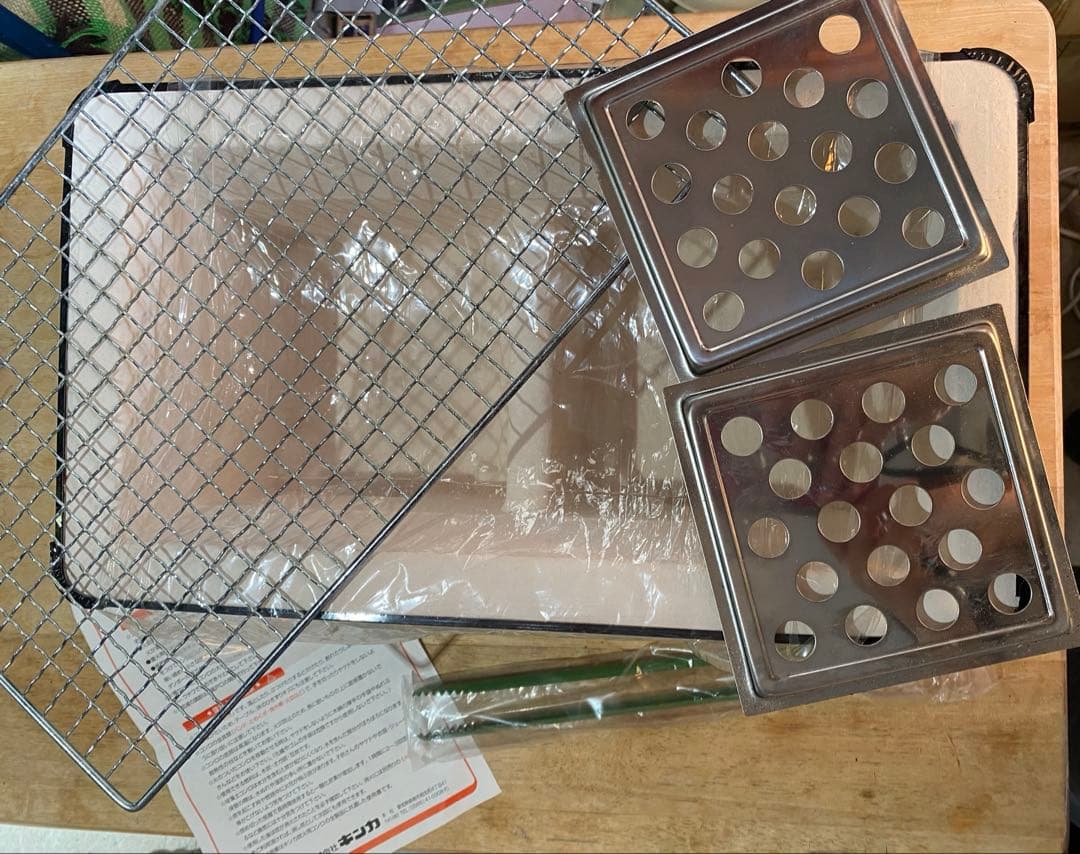 ★ねこ【新品未使用】キンカ 日本製 角型 七輪 バーベキューコンロ