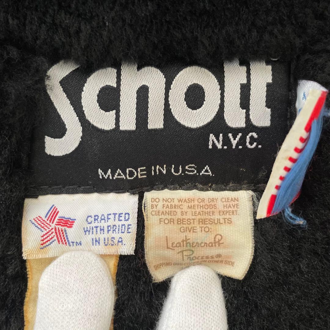 Schott B-3 フライトジャケット 253S ムートン シープスキン 38