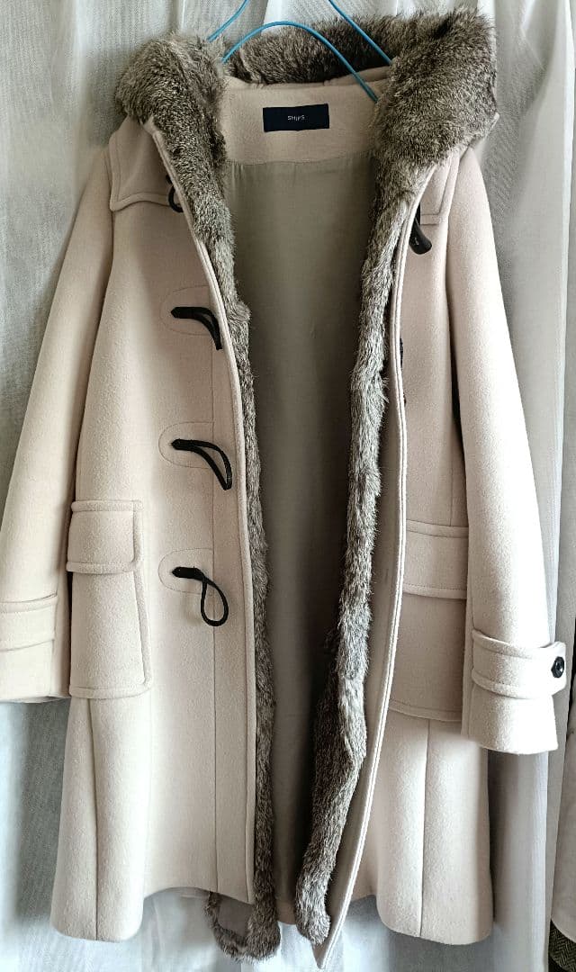 SHIPS ファー付ダッフルコート