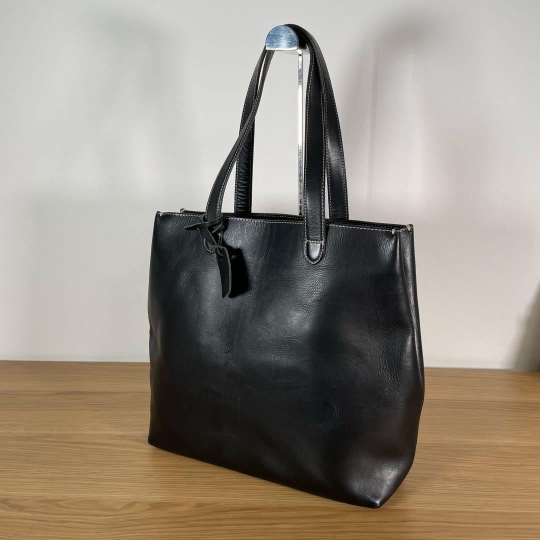 土屋鞄　ツチヤカバン　ディアリオ　トートバッグ　レザー　ブラック