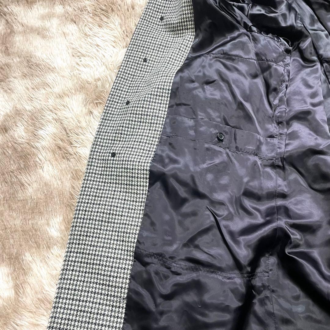 美品　J.PRESS LOVAT ステンカラーコート　千鳥格子　メンズ　ロバット