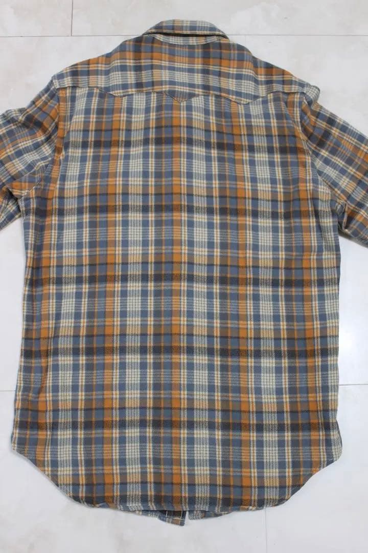 RRL スリムフィットチェック　ツイルウエスタン　シャツ　極美品　週末限定価格❗️
