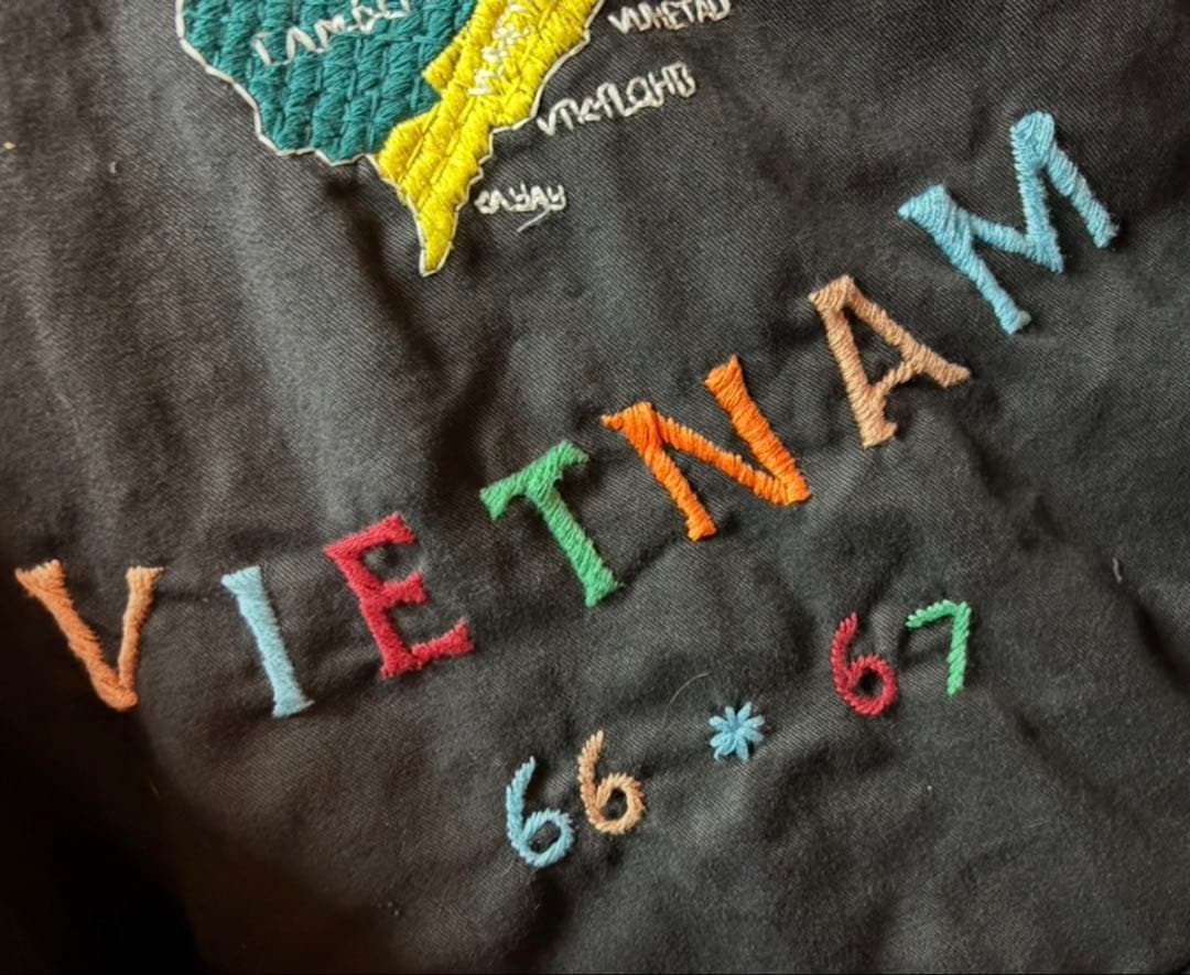 か*す様 ドスペ❗️60s ベトジャン レインボーステッチ66-67年 VKK