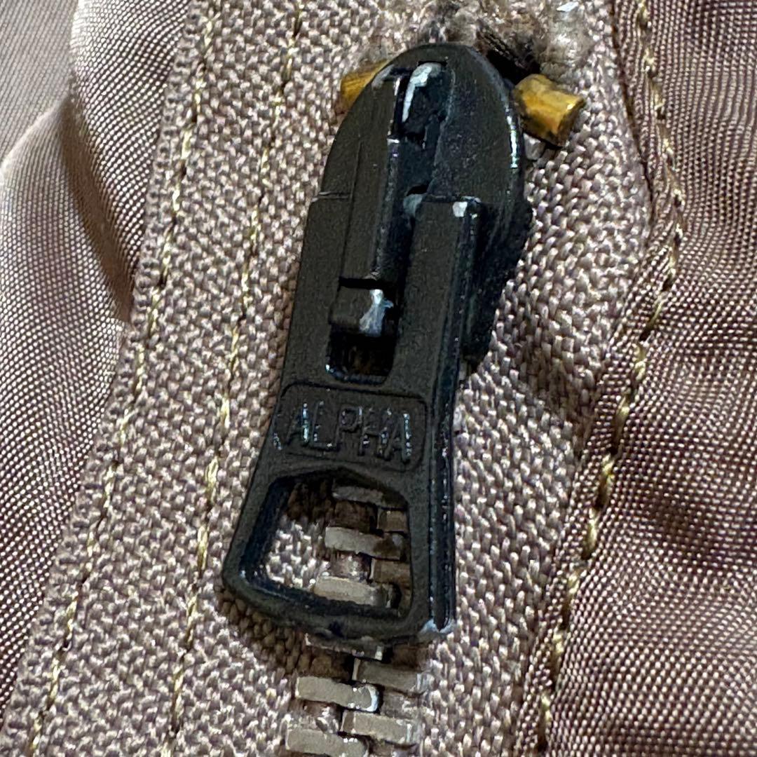 レアカラー！90s USA製アルファインダストリーズMA-1 ブラウンALPHA