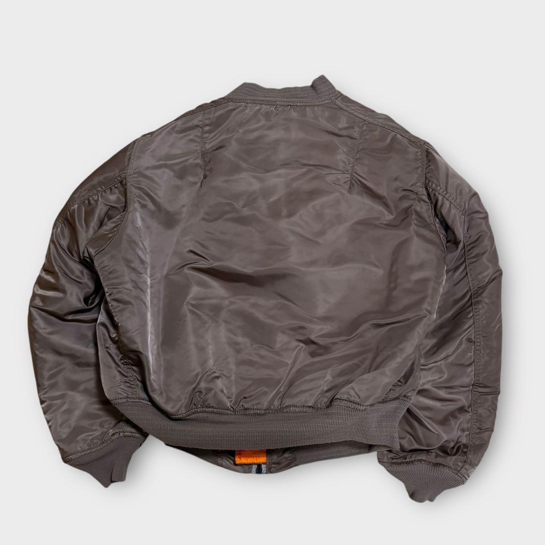 レアカラー！90s USA製アルファインダストリーズMA-1 ブラウンALPHA