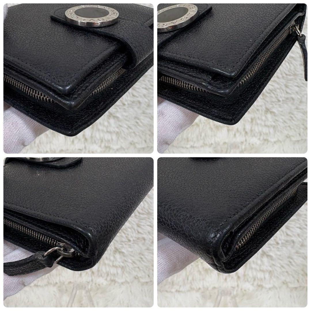 美品✨ BVLGARI ミニ財布 ロゴマニア クラシコ ビーゼロワン 刻印