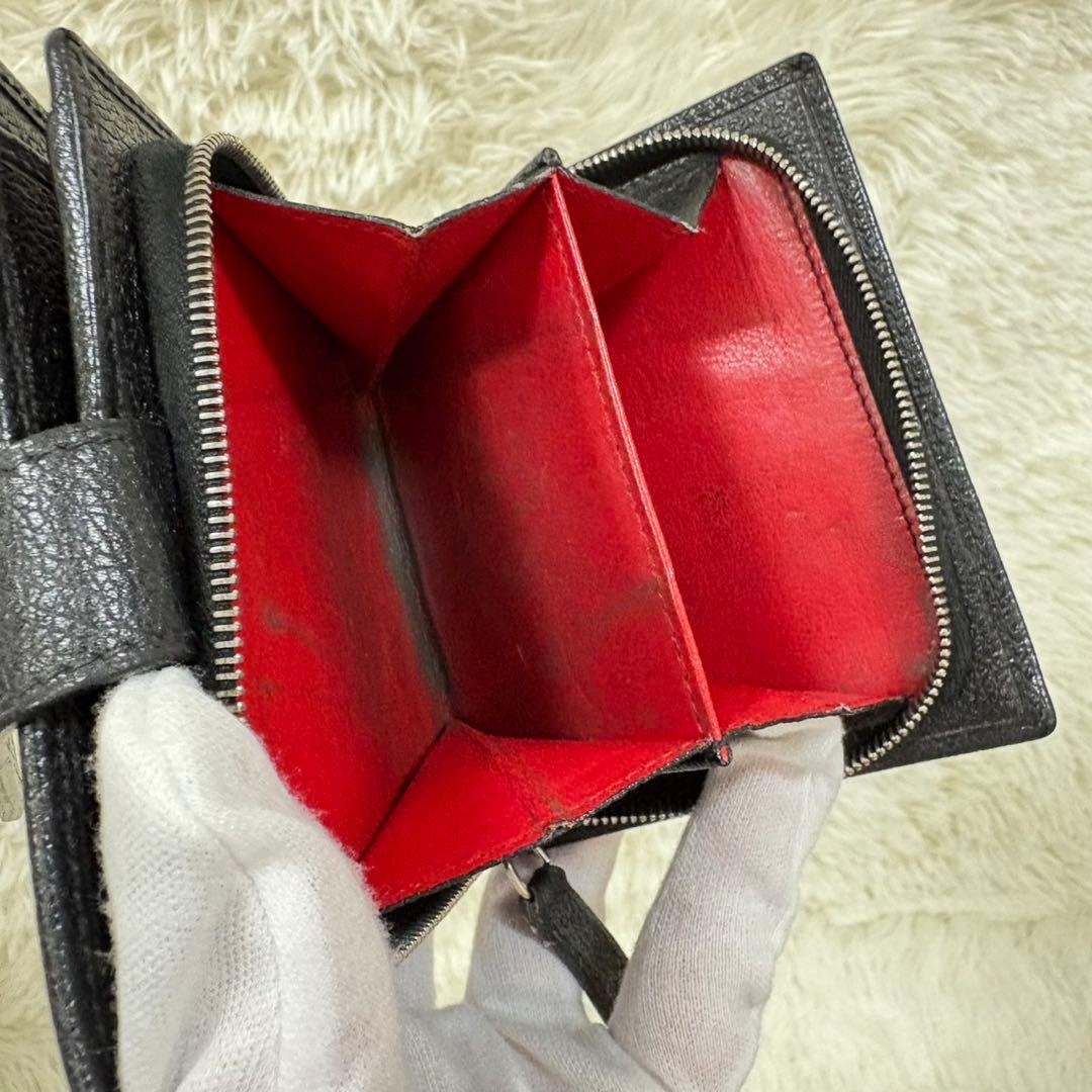 美品✨ BVLGARI ミニ財布 ロゴマニア クラシコ ビーゼロワン 刻印