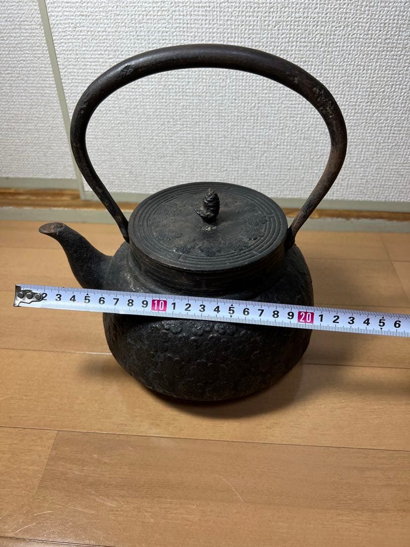 179 南部鉄器　鉄瓶　時代物