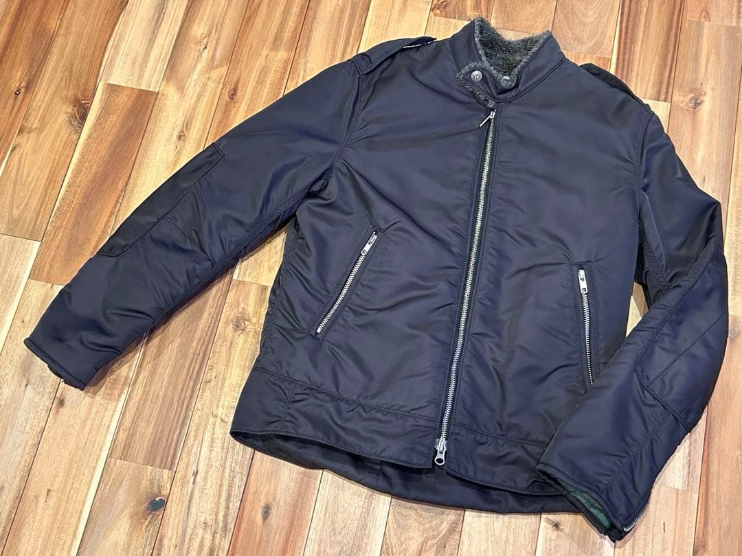 希少　ハリウッドランチマーケット　裏ボア　ライダースジャケット