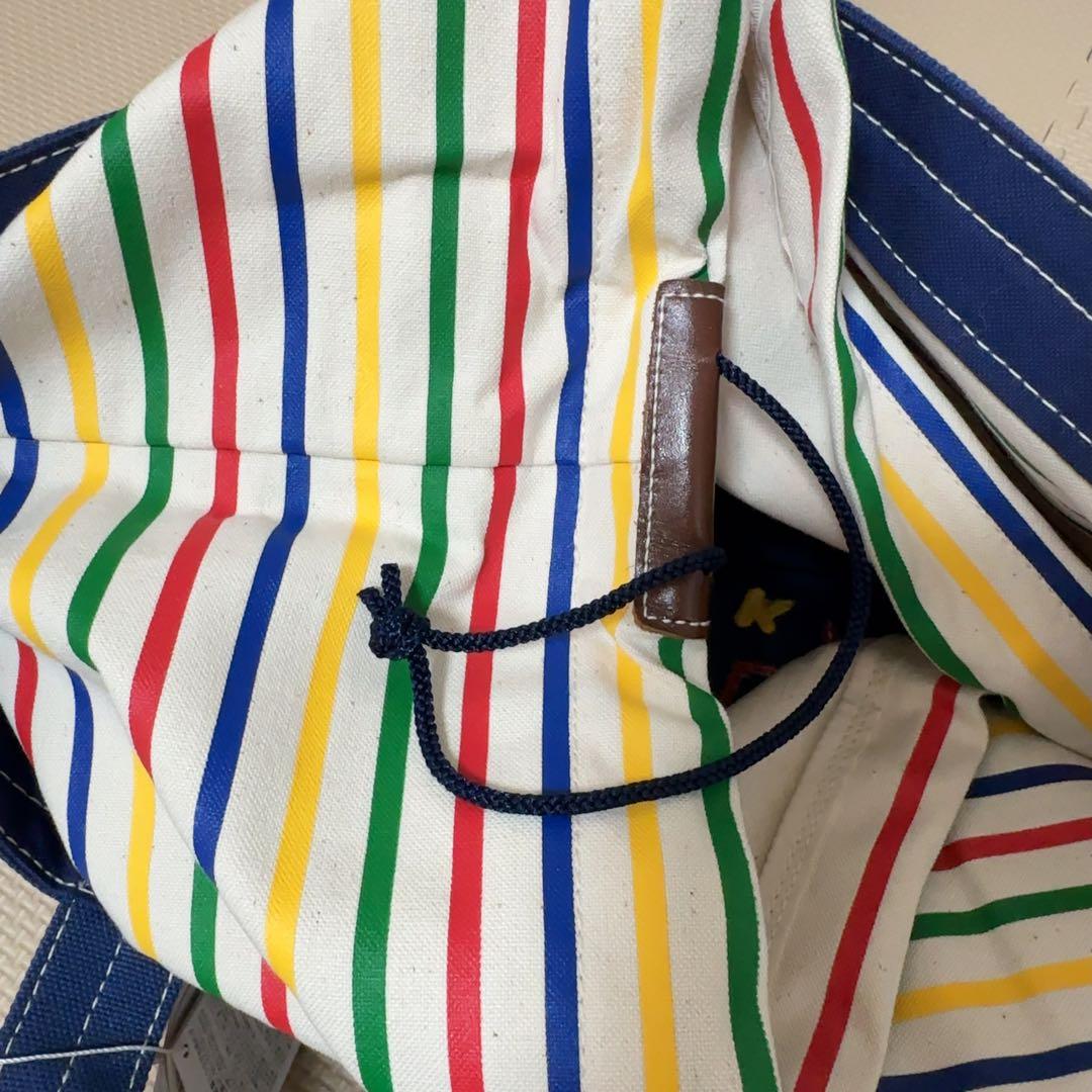 新品MIKI HOUSE ネイビー トートバッグ