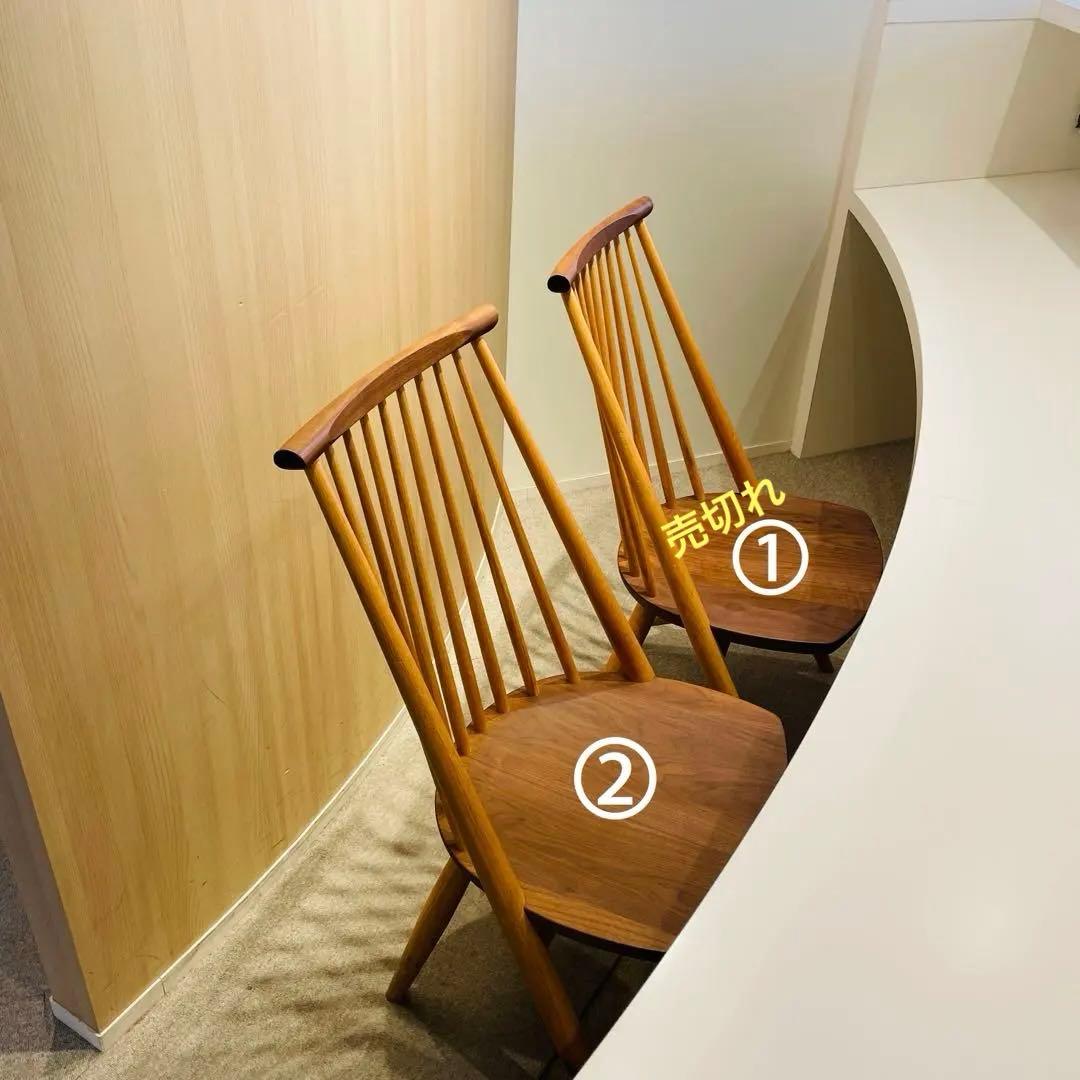 ② 柏木工 KASHIWA ダイニングチェア CIVIL系 1脚 無垢材