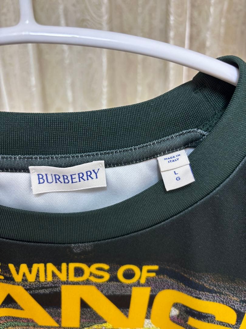 BURBERRY スワン プリント トップ　Lサイズ