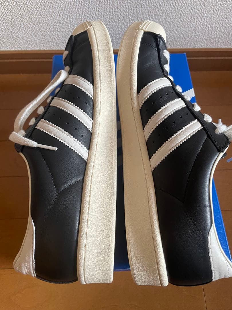 スーパースター vintage スニーカー adidas ブラックレザー 29