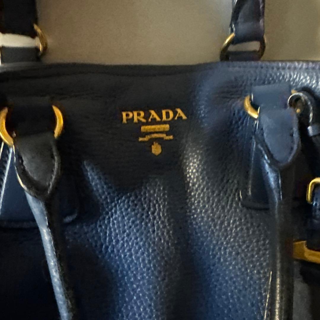 PRADA ネイビー トートバッグ