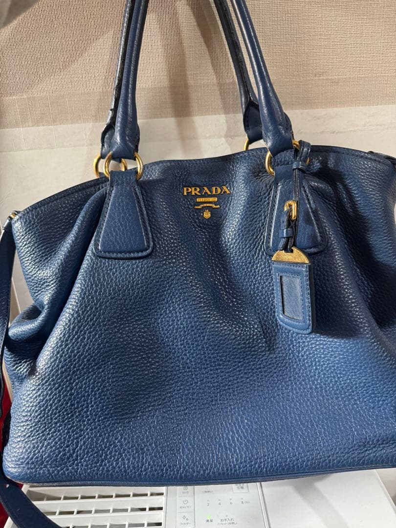 PRADA ネイビー トートバッグ