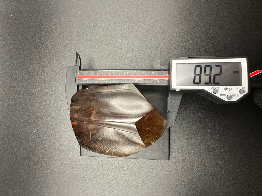 ルチルクォーツ 置物　透明感抜群！