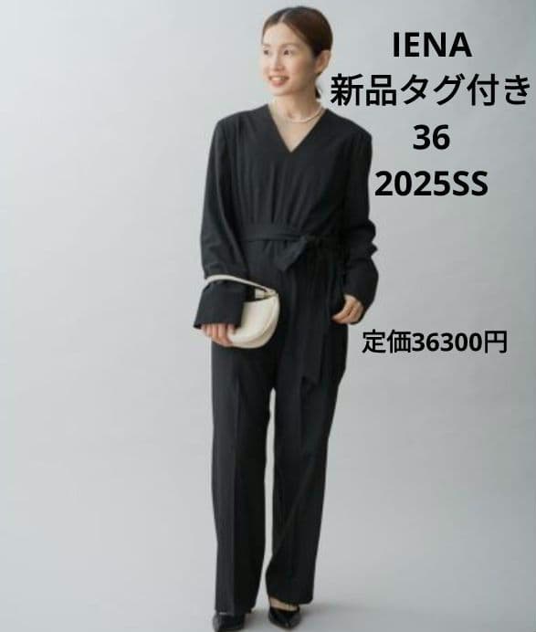 新品　IENA　＆NAVY　オールインワン　グレー　36