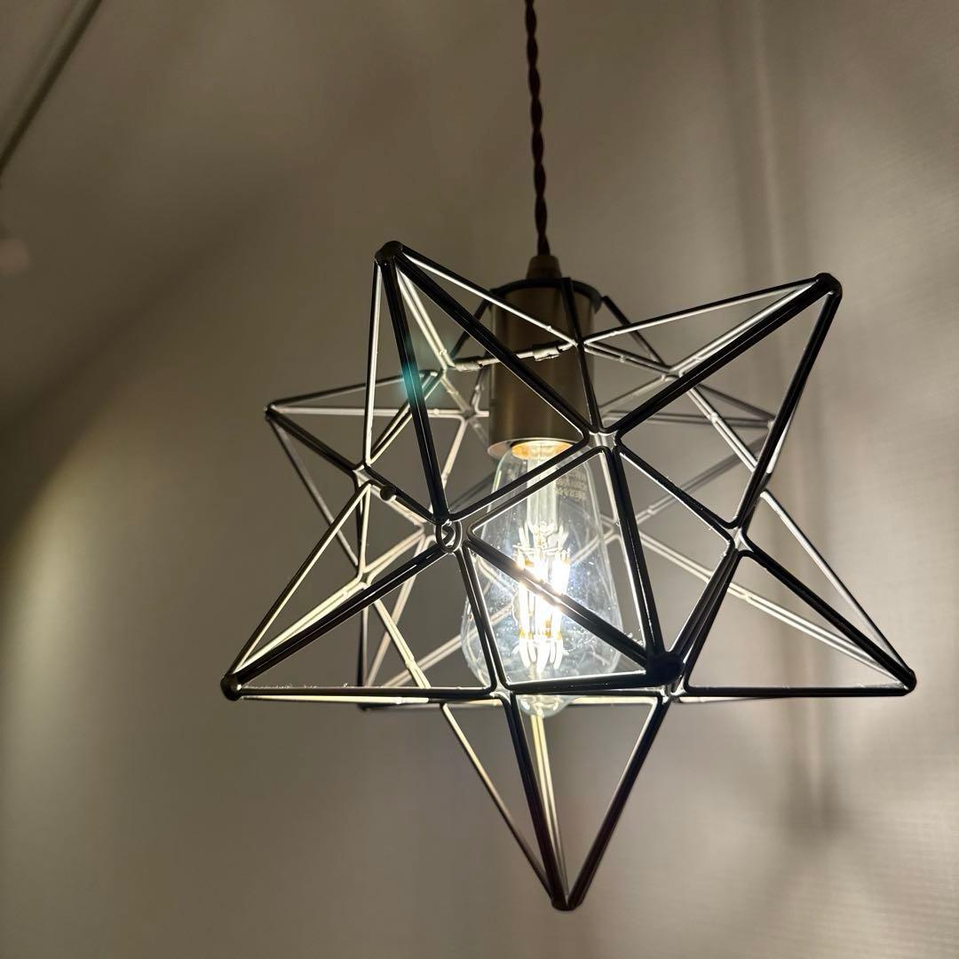星型 ペンダントライト アンティーク仕様