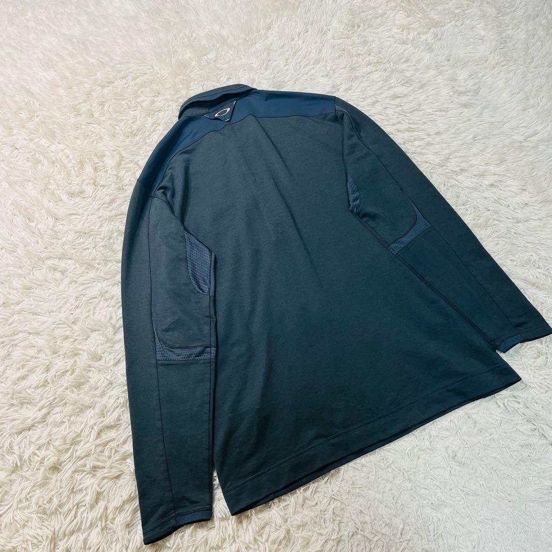 メンズウェア OAKLEY GOLF SKULL STRETCH L/S POLO XL