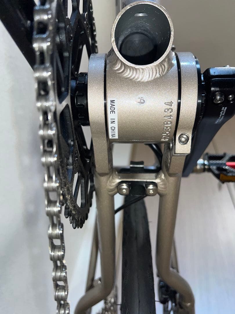 超軽量アルミ合金 競速 Brompton同系 16インチ 折りたたみ自転車