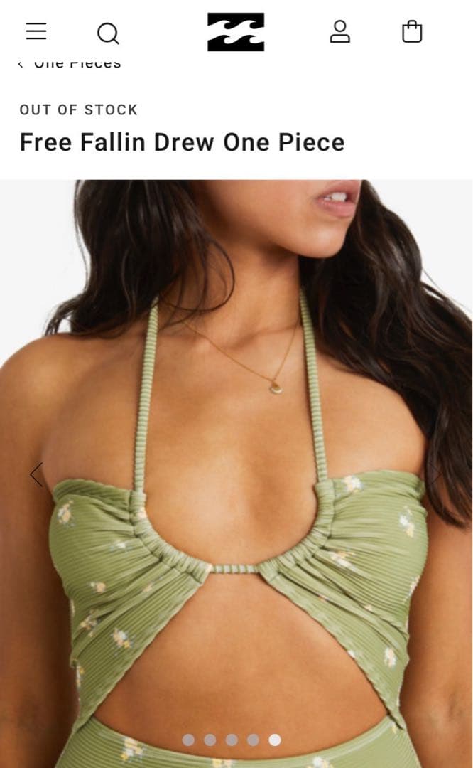 Billabong 大人気タイプ　ワンピース水着　未使用タグ付き