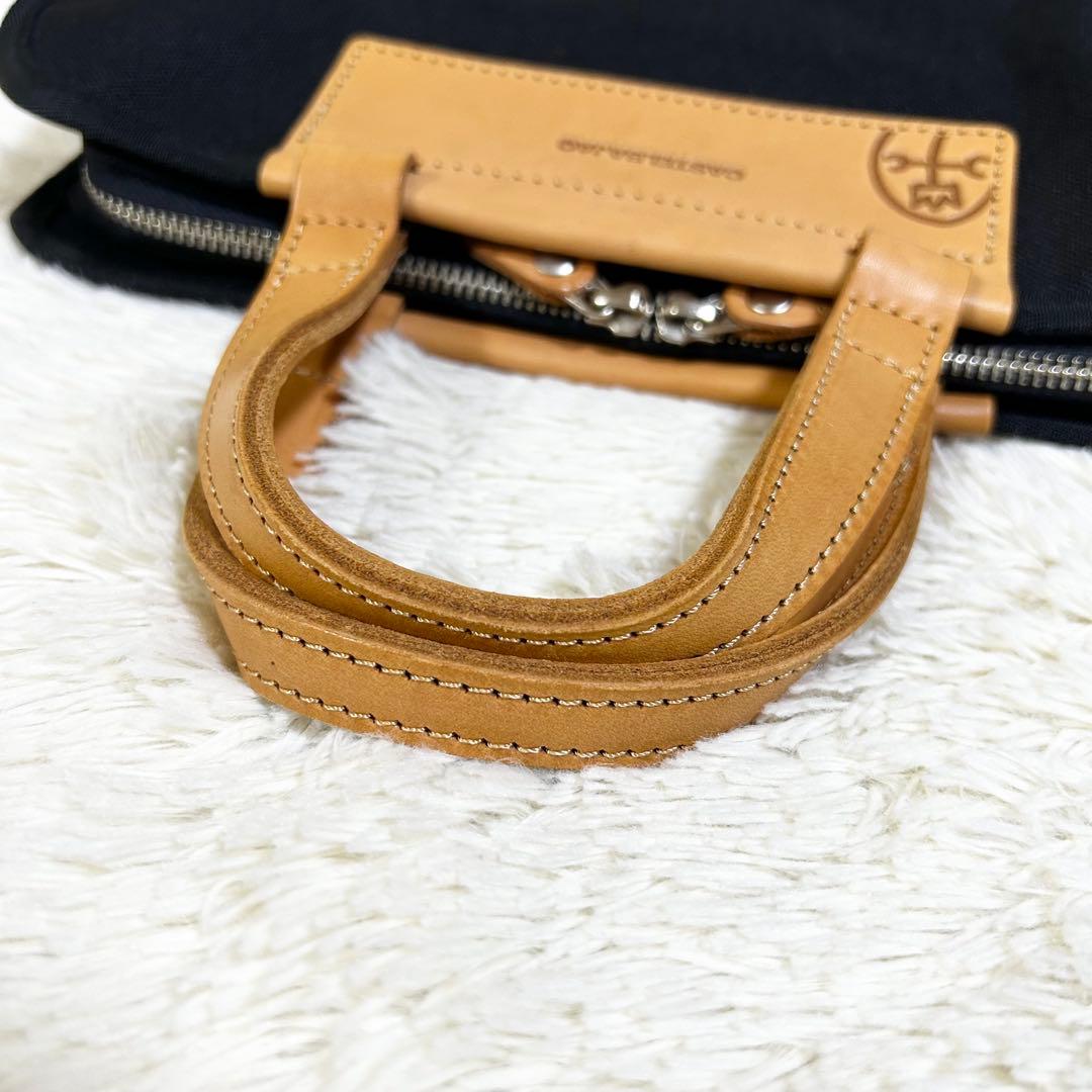 【未使用級】CASTELBAJAC トートバッグ キャンバス ブラック