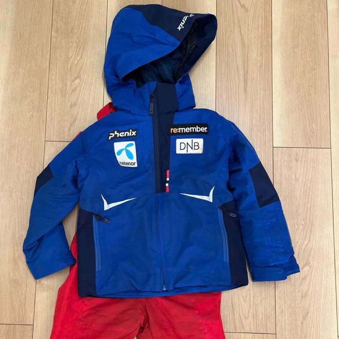 Phenix スキーウェア 子供用 レッド ブルー