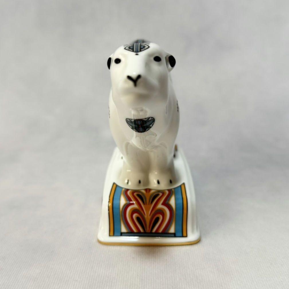 希少 美品☆ウェッジウッド ノアの方舟 ポーラーベア 1993年 フィギュリン