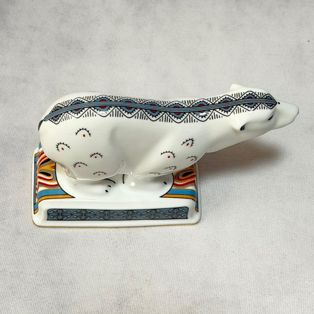 希少 美品☆ウェッジウッド ノアの方舟 ポーラーベア 1993年 フィギュリン