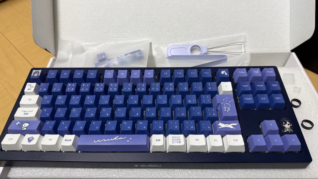 と*る様 【動作確認済】ぶいすぽ キーボード 一ノ瀬うるはEdition