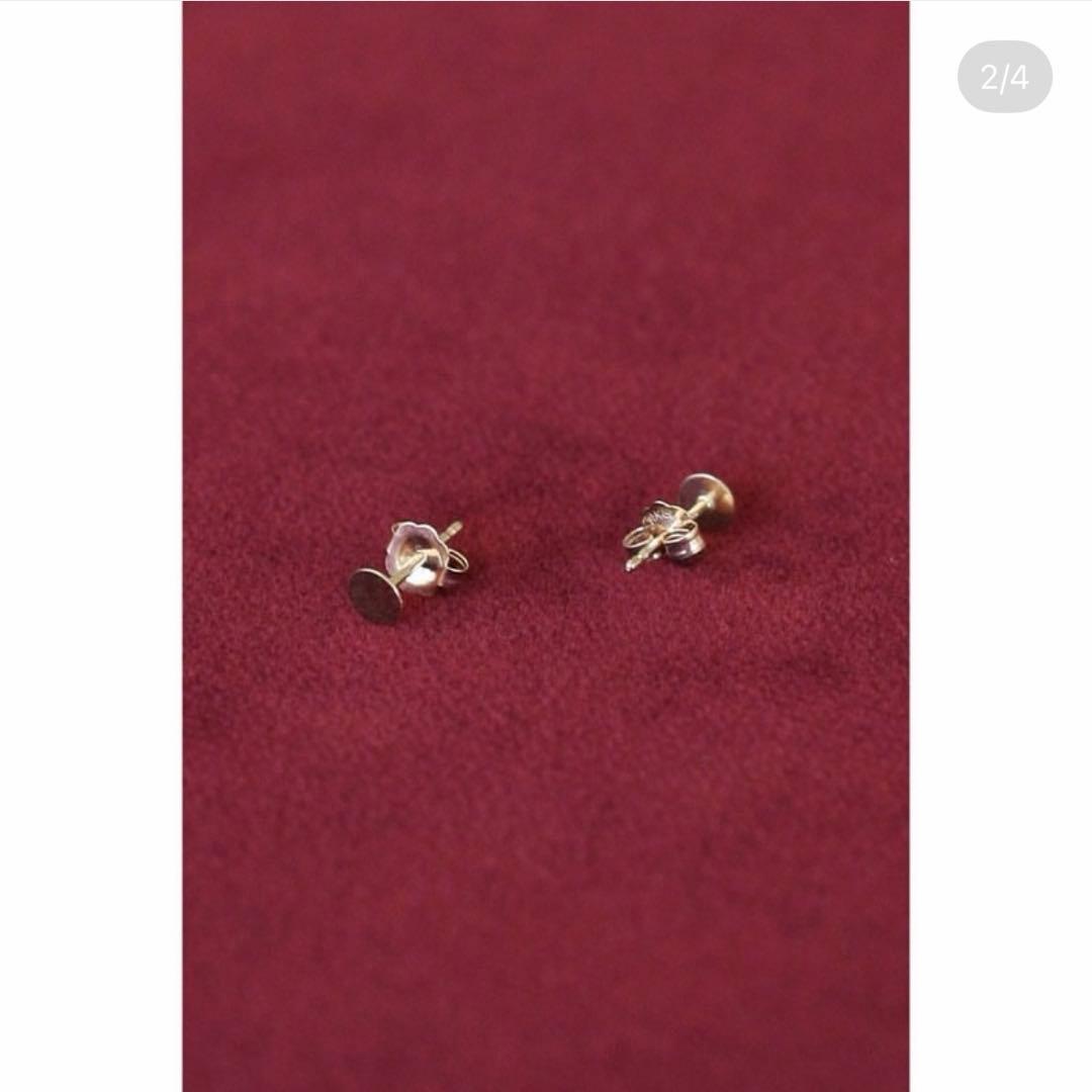 キャスリーン ウィテカー ゴールドサークルピアス 2個　14金