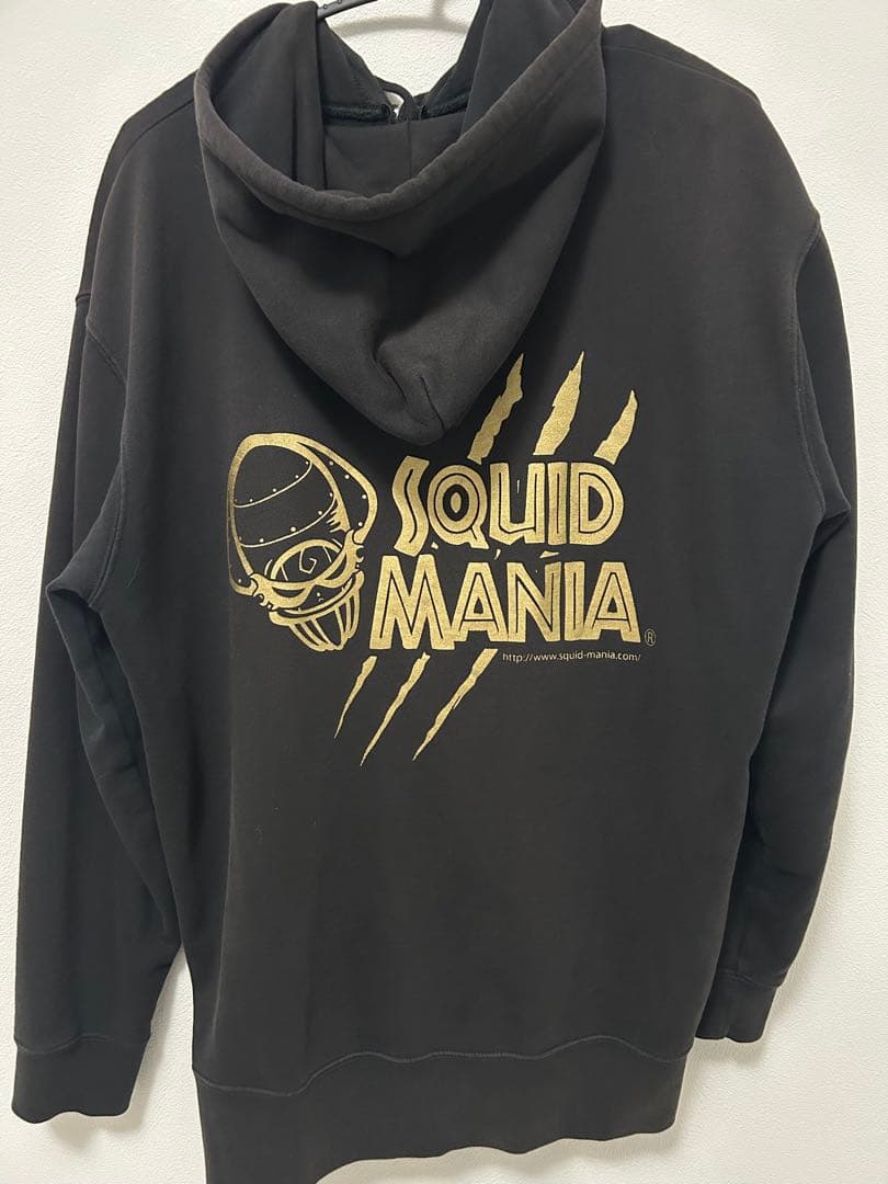 SQUID MANIA ブラックパーカー XL希少