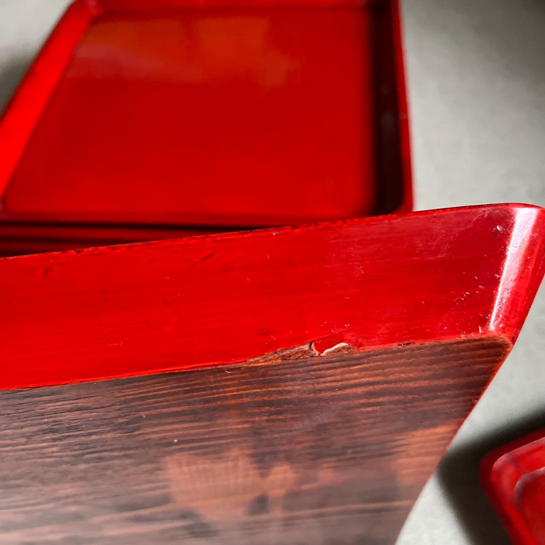 四方盆　お敷き　天然木　懐石盆　銘々盆10枚