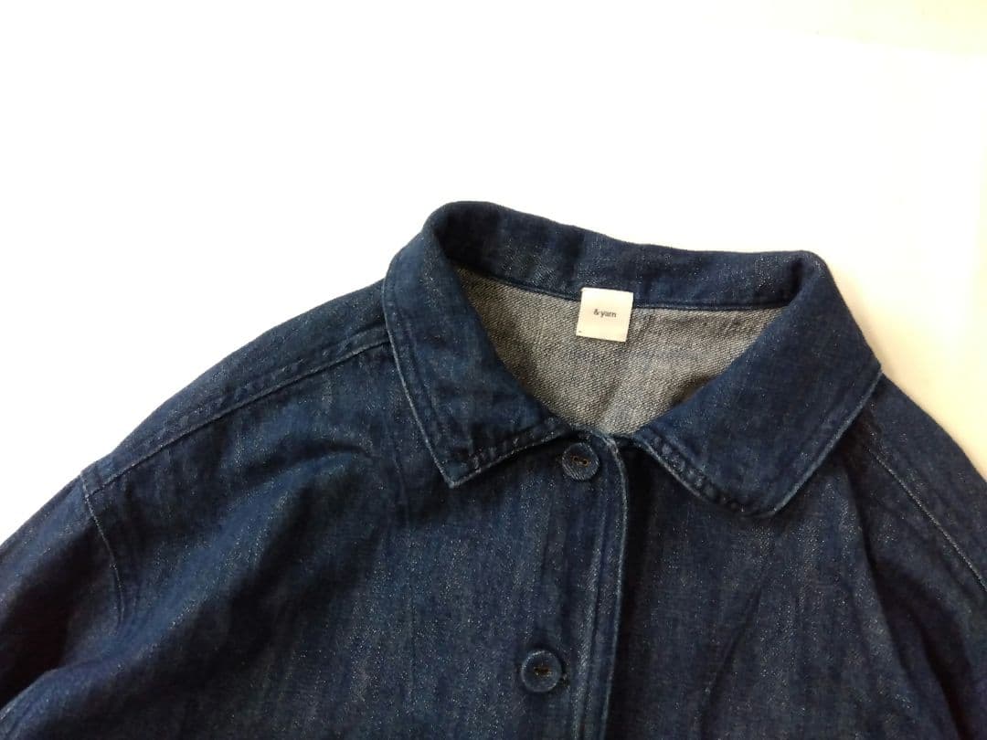 &yarn コットンリネン デニム ジャンプスーツ
