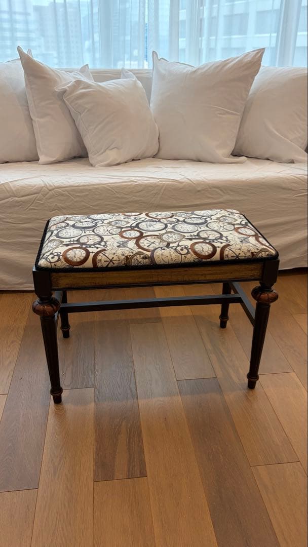 イギリスアンティーク　スツール　ベンチ