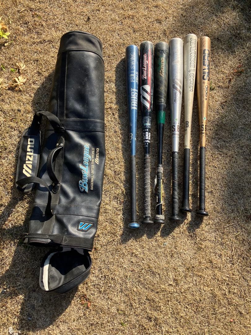 Mizuno バットケース付き 6本セット　新旧レア含む