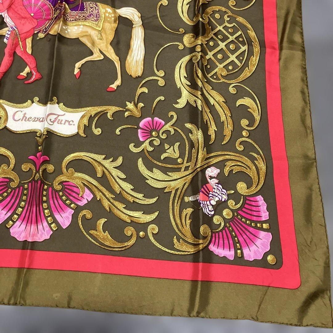 HERMES エルメス カレ90 トルコの馬 CHEVAL TURC