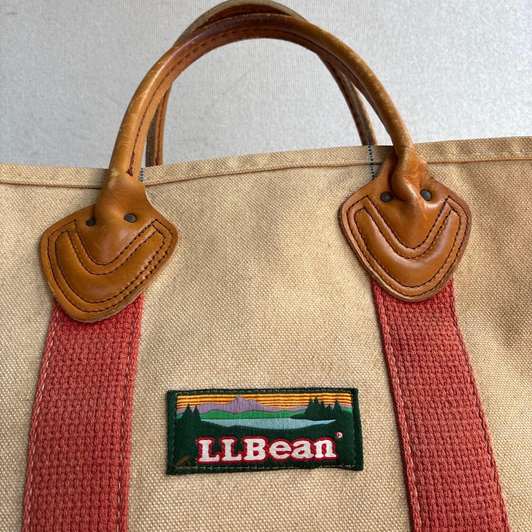 LLBean トートバッグ 赤