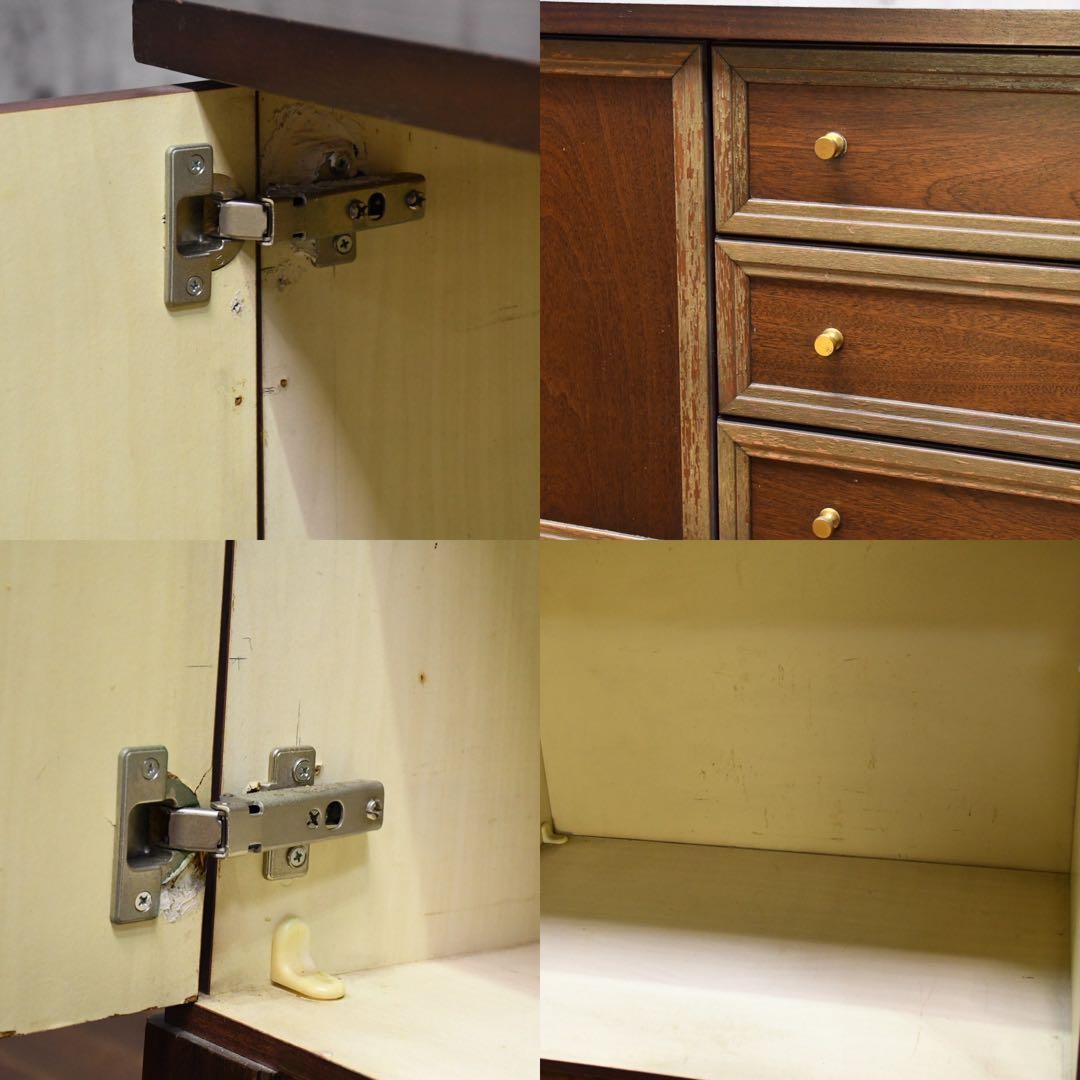 EGK33 パレットモベルヴェルク ヴィンテージ マホガニー材 サイドボード