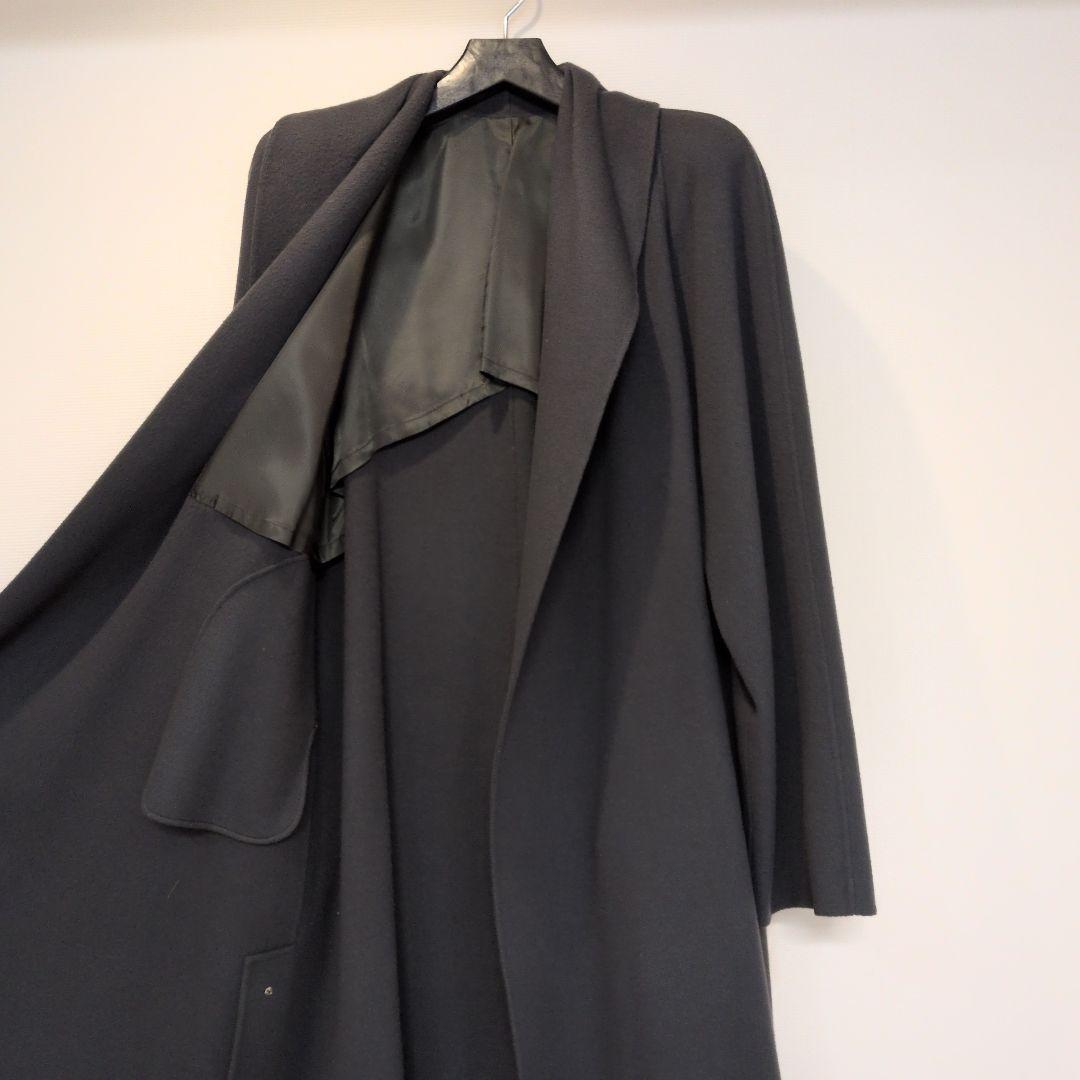 一枚仕立てロングコート (モスグリーン)トールサイズ