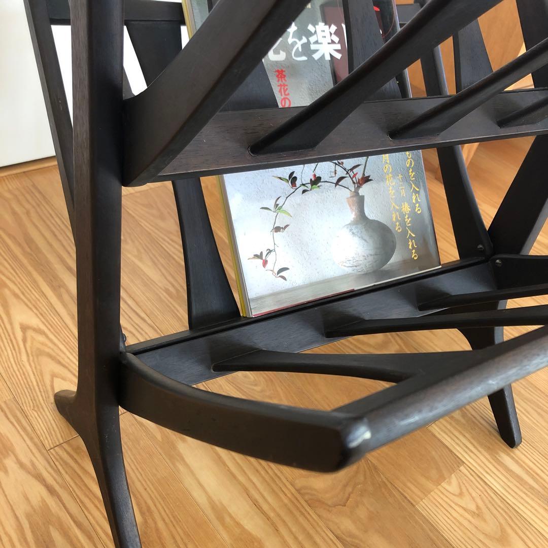 マルニ木工　マガジンラック　木製