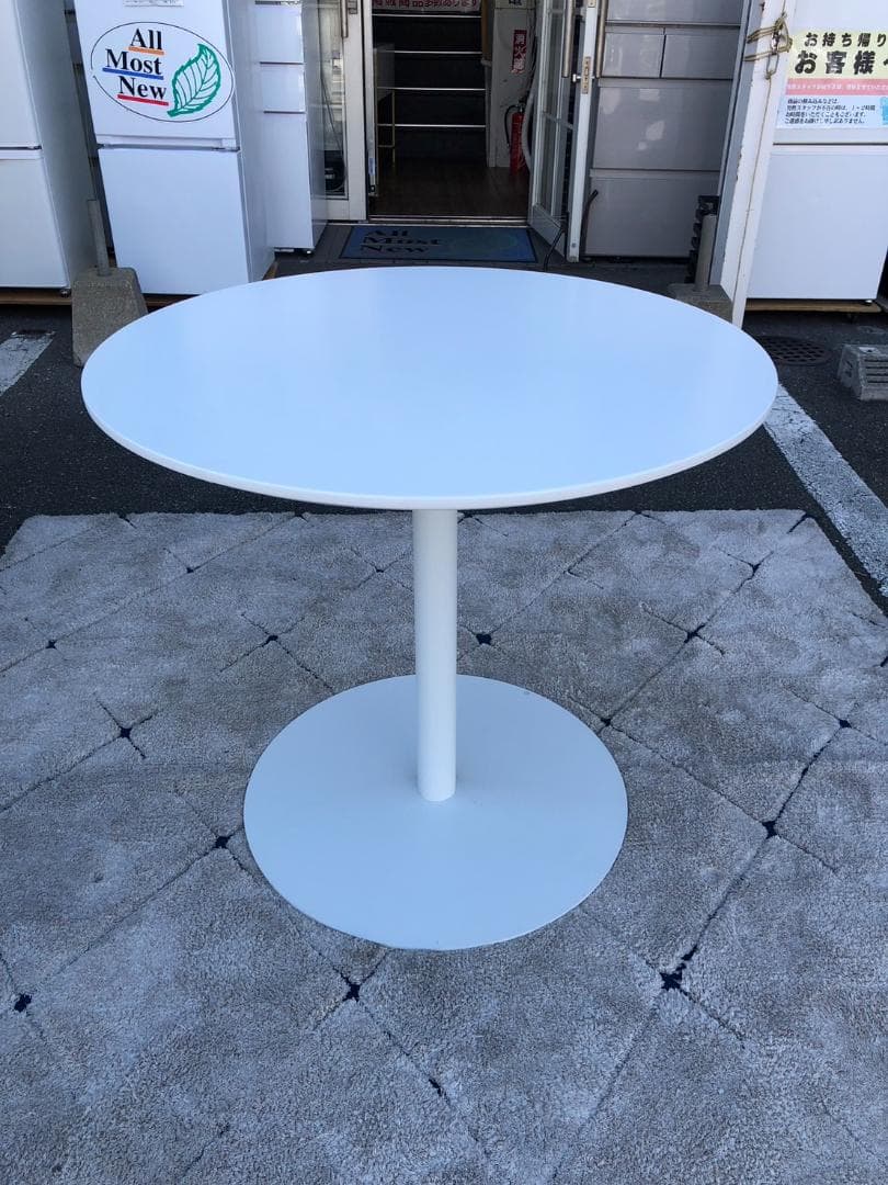 【福岡市限定】【展示品・未使用品】丸テーブル