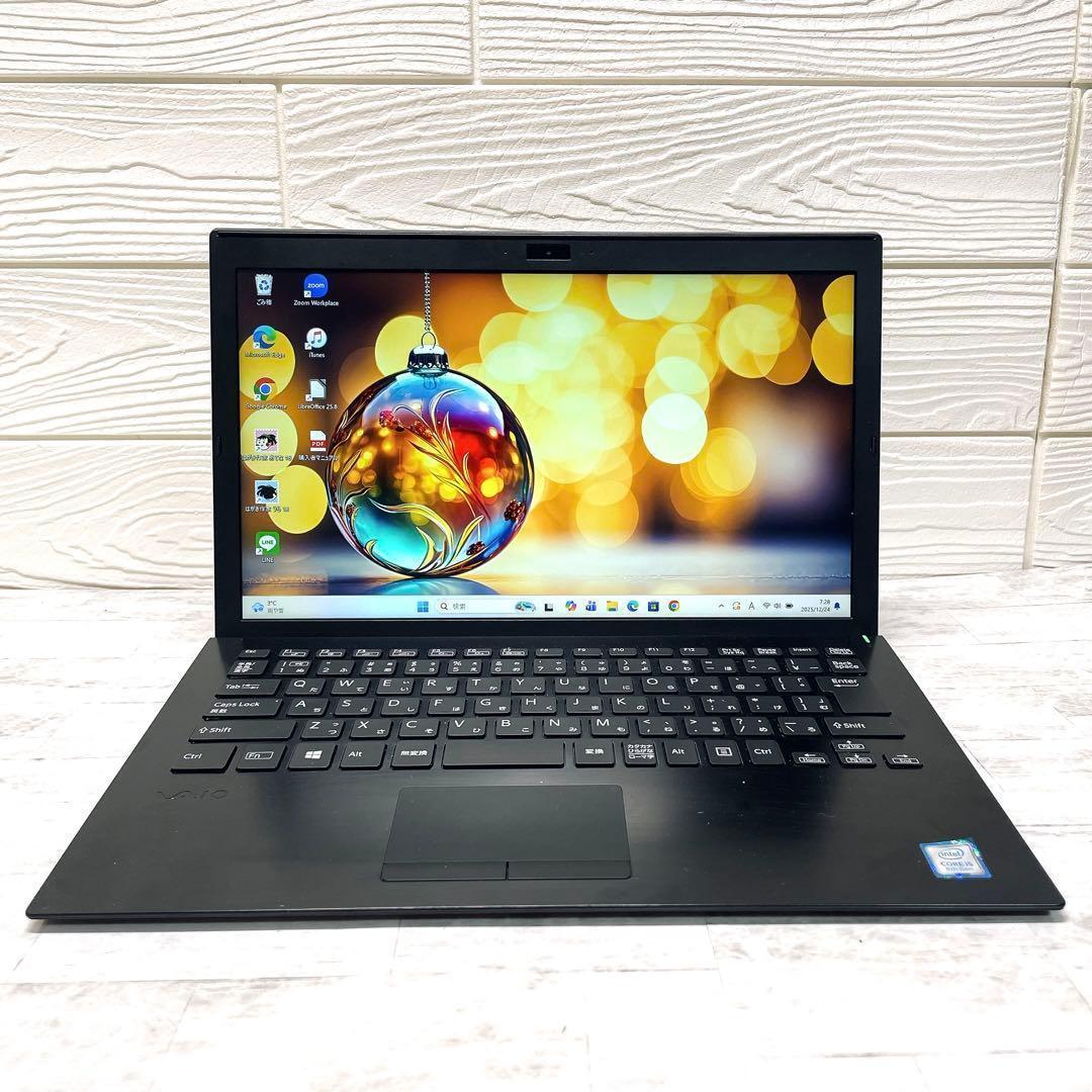 超軽量✨高性能8世代 ノートパソコン SSD VAIO カメラ A4 コンパクト