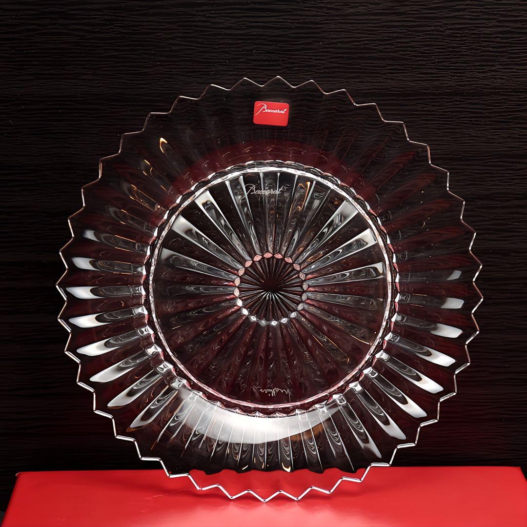 【未使用品】 Baccarat ミルニュイ プレート 約21cm
