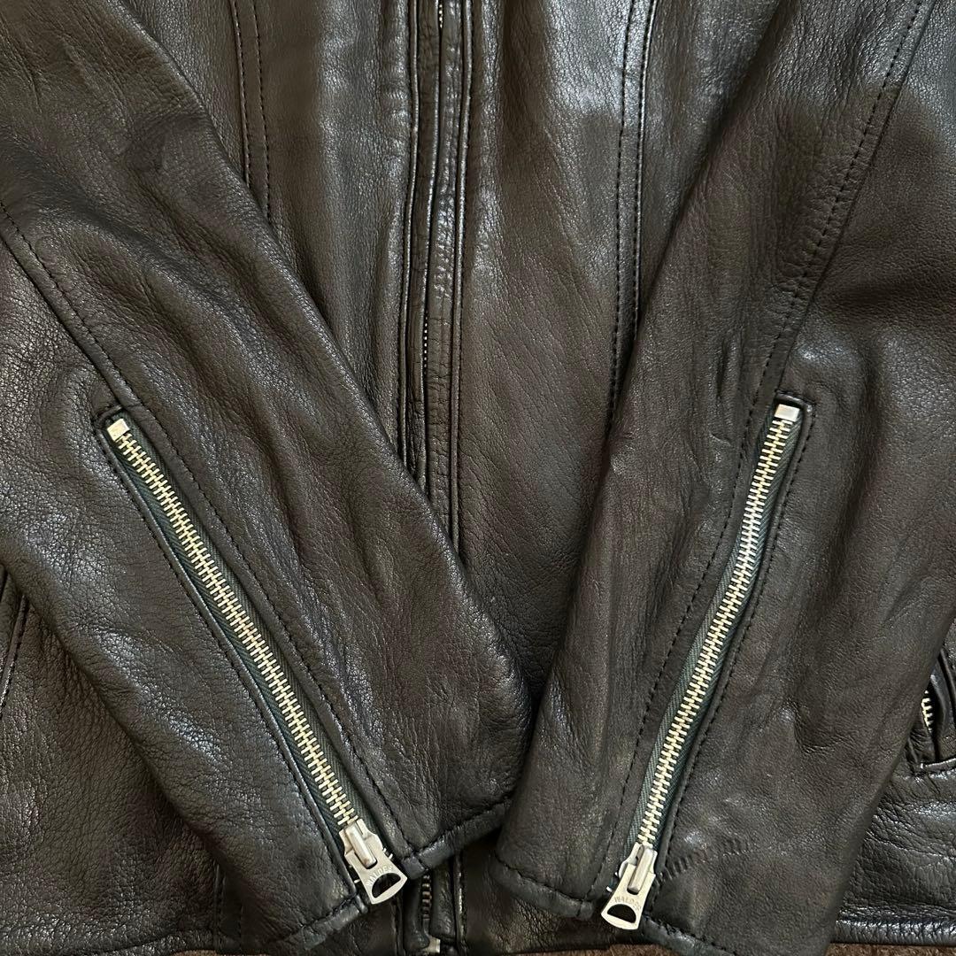 ルードギャラリー　ブラックレベル　アロー　レザージャケット　シングル　大人気　M