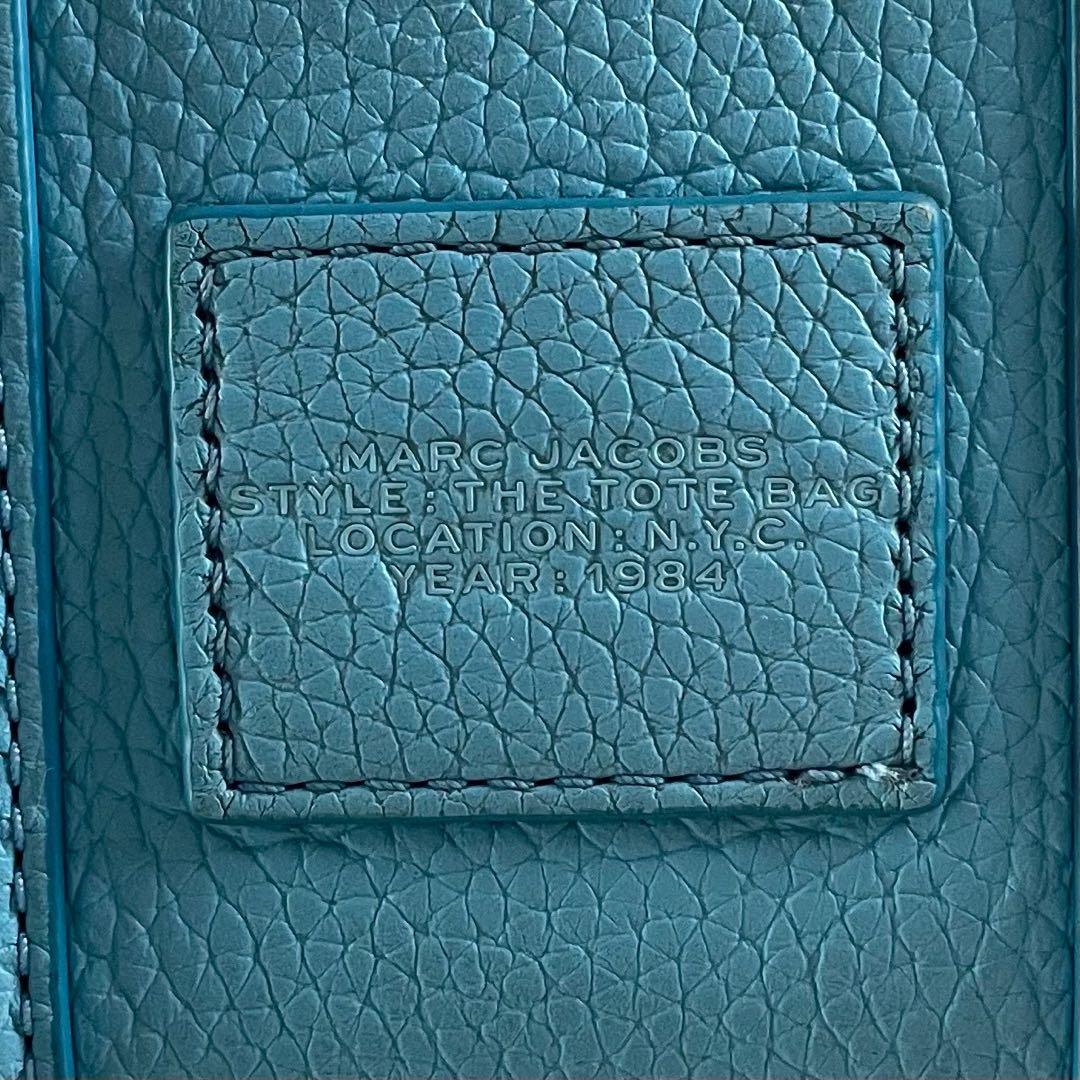 ✨稀少✨美品✨マークジェイコブス　ザ トートバッグ　ミニ　2way レザー　青