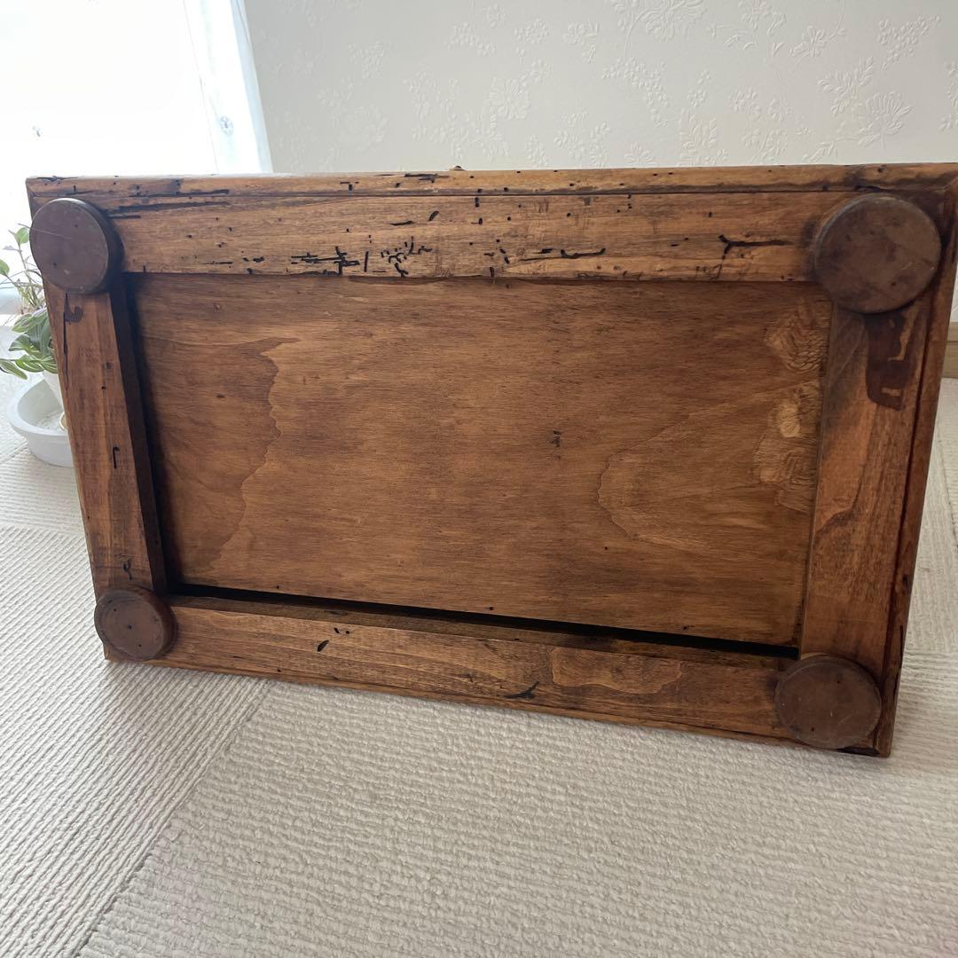 【希少】ビンテージマホガニー/アンティーク 真鍮ワインラック 置物 天然木