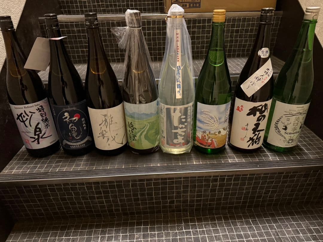 日本酒8本セット　 妙泉、初亀、雅楽我、二郎、たかちよ、松の天狗、えみしき