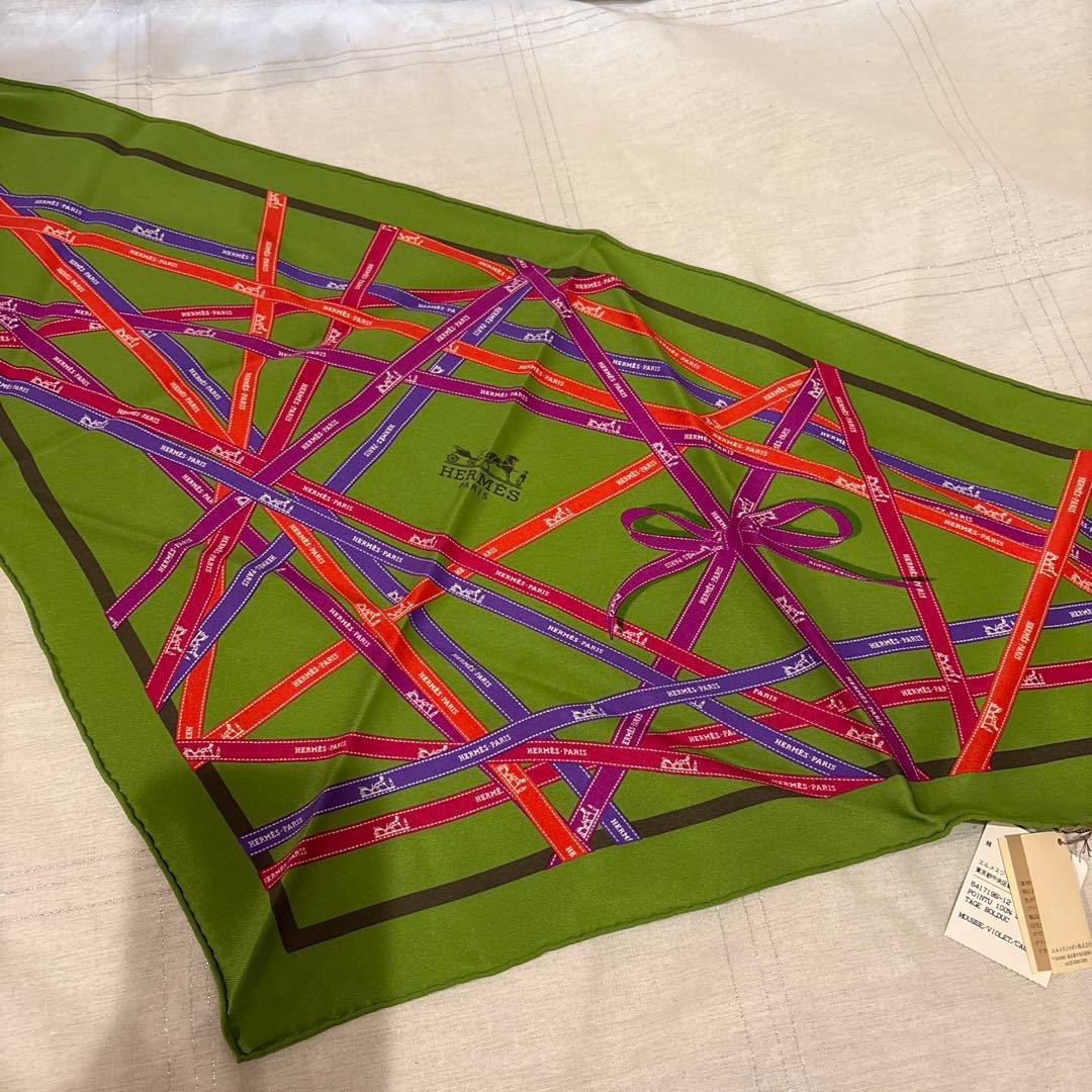 【新品・未使用】HERMES エルメス　スカーフ