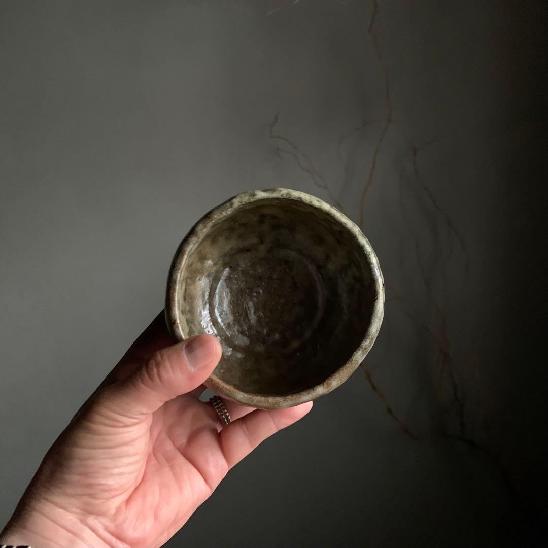 古い 赤楽 茶碗 茶道具 古美術 古道具 アンティーク 赤茶碗 楽茶碗